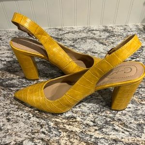 Slingback block heels